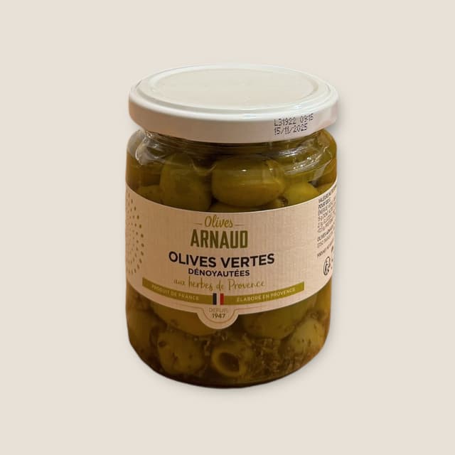 Olives vertes Dénoyautées