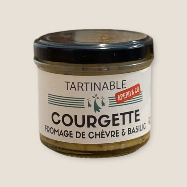 Courgette fromage de chèvre et basilic