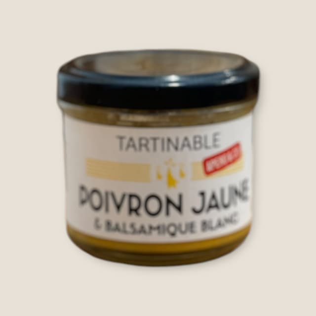 Poivron jaune et balsamique blanc