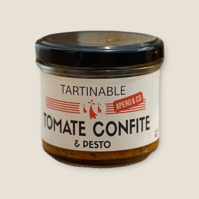 Tomates confite et pesto