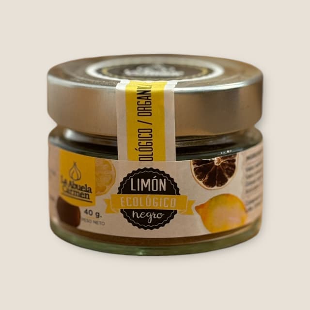 Citron noir en poudre