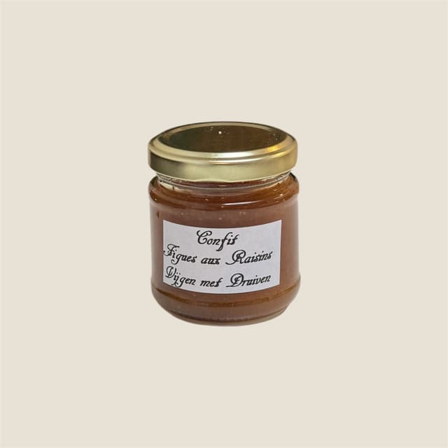 Confit figues aux raisins