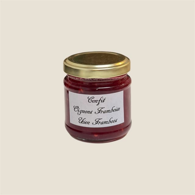 Confit oignon framboise