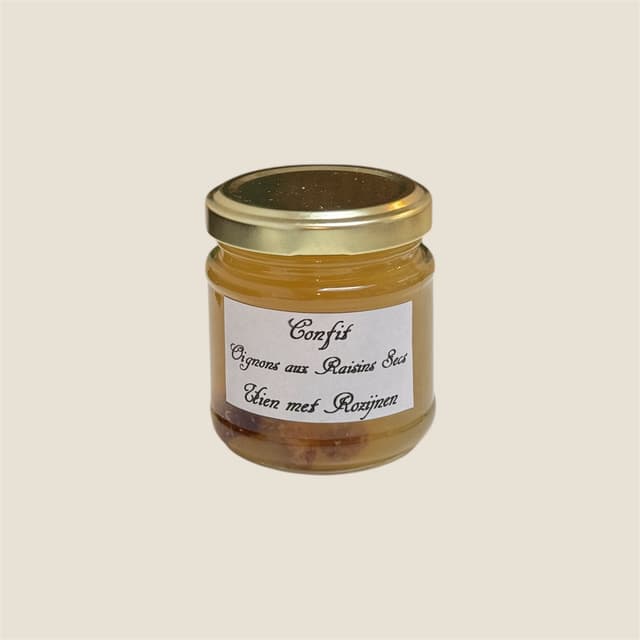 Confit oignon et raisins secs