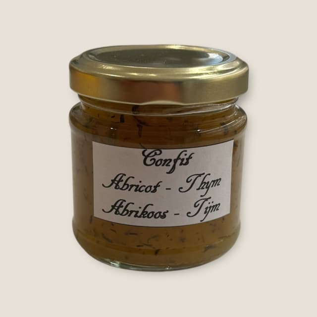 Confit abricots et thym