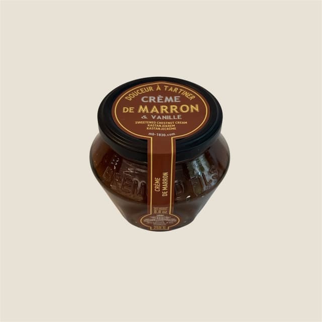 Crème de marron & vanille