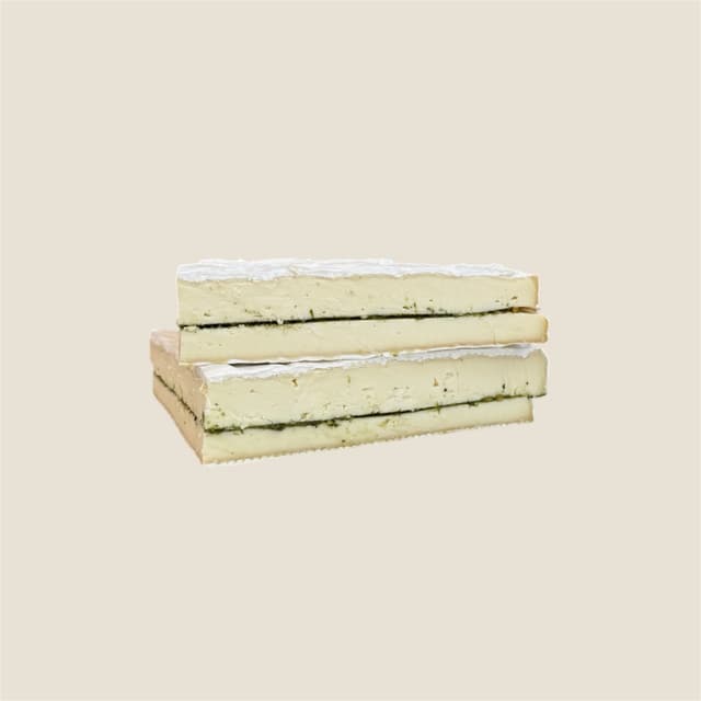 Brie au pesto vert